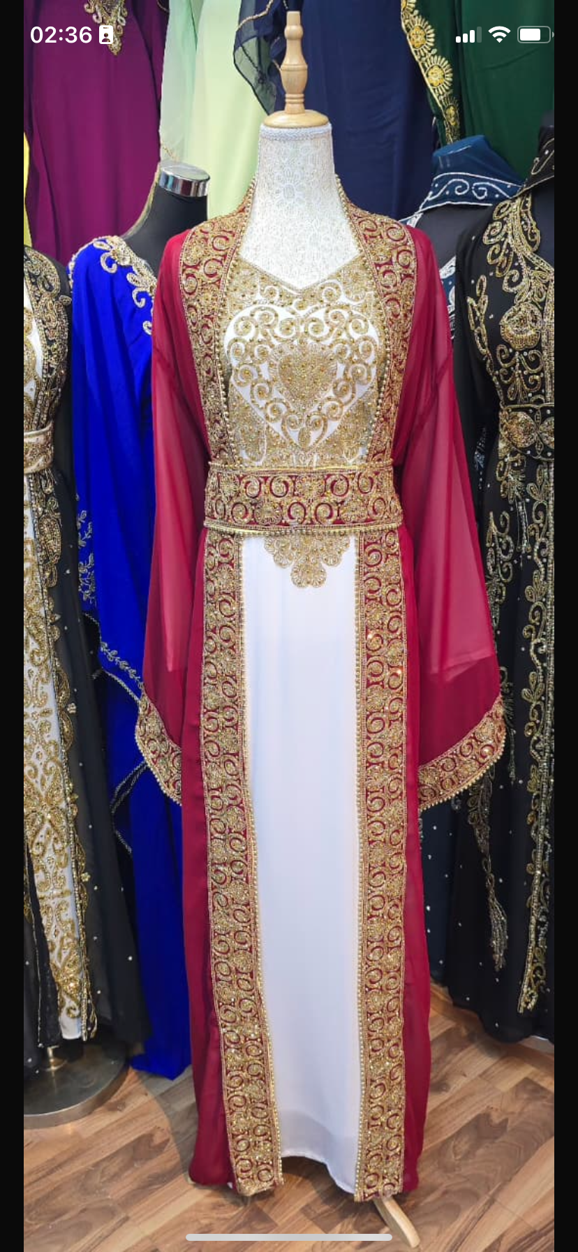 Robe mcharoussi taille unique
