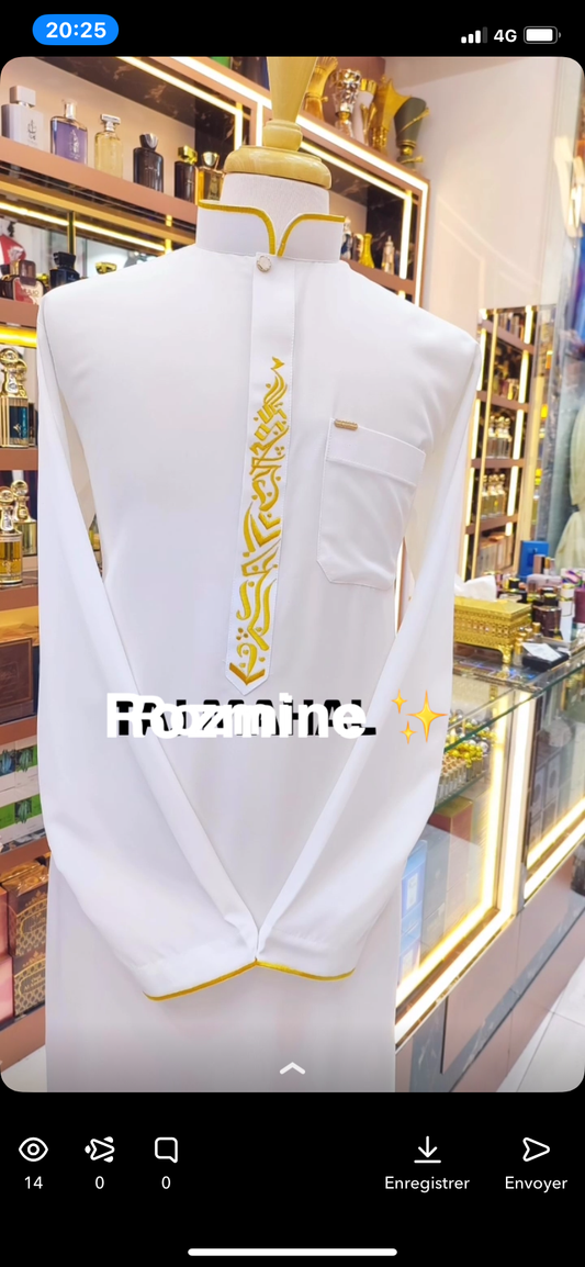 Kandzou chic brodé 🧵pré commande