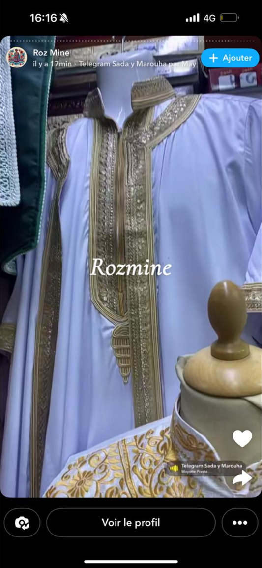 Kandzou homme chic avc sequin