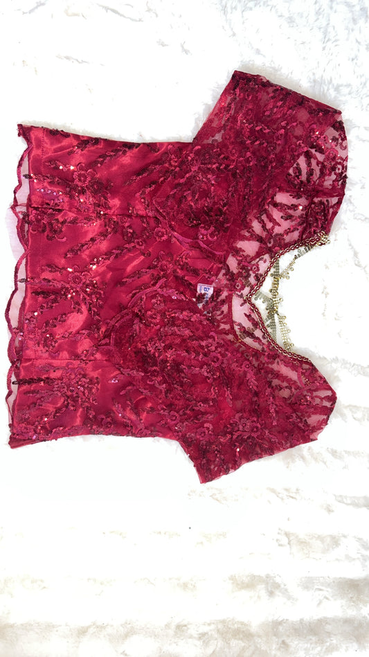 Body dentelle avc chaîne derrière M