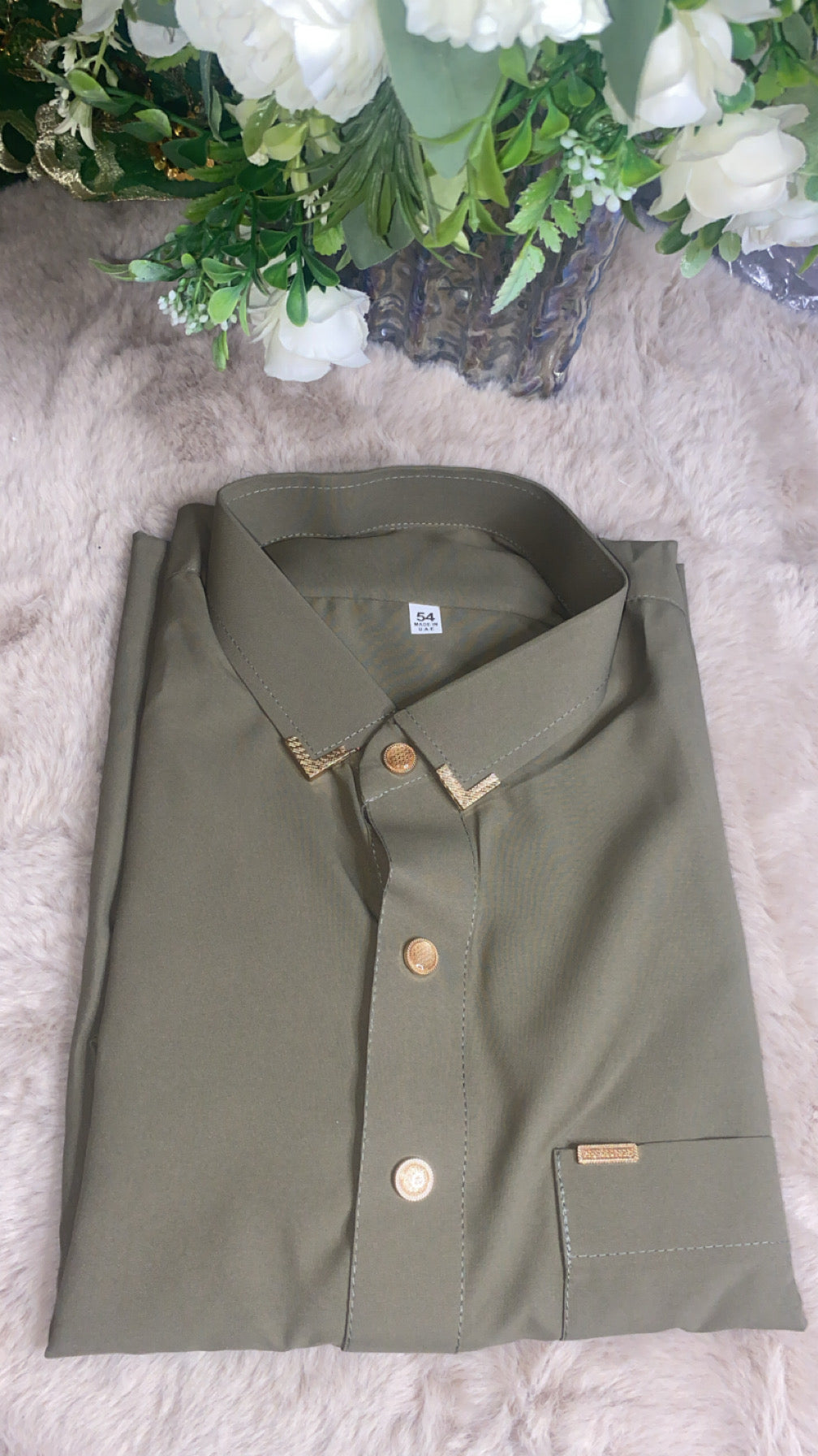 Kandzou pré commande manche avec bouton ✨