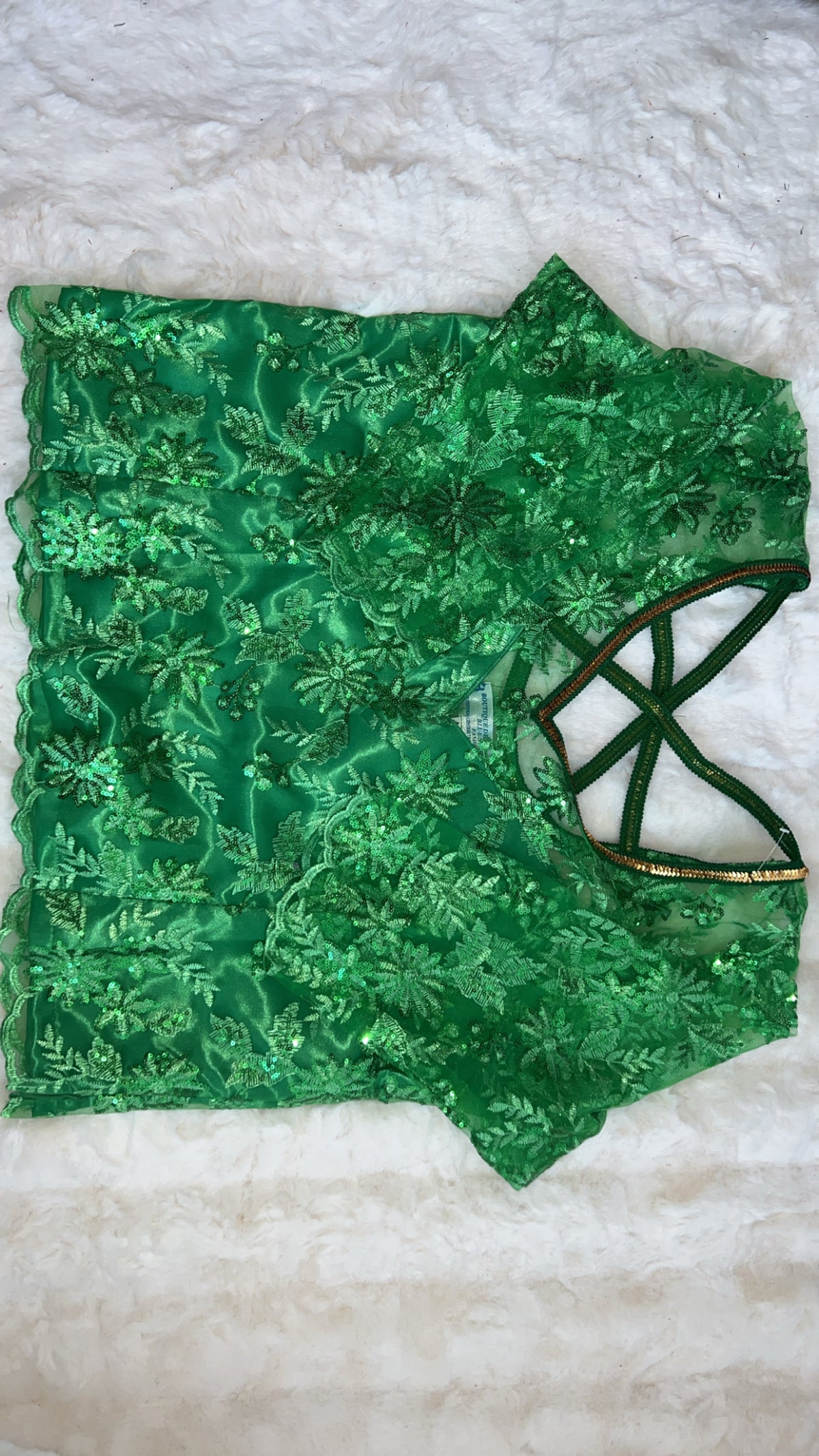 Body vert claire 4xL dentelle