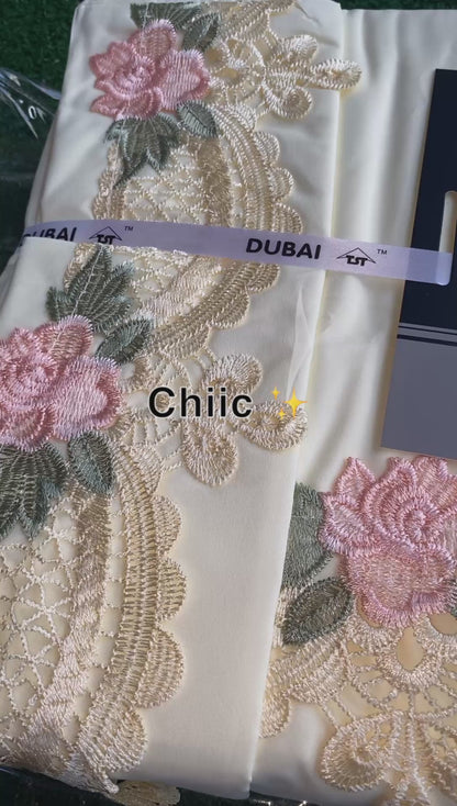 Drap mcharoussi avc Dentel ✨6 pièces