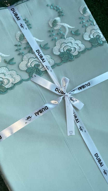 ✨Drap mcharoussi 6 pièces ✨avec Dentel